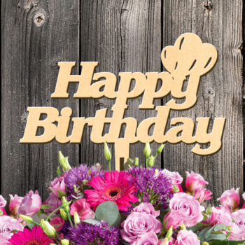 Фотография Топпер "Happy Birthday" 