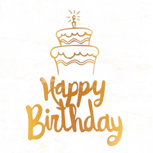Открытка "Happy Birthday"